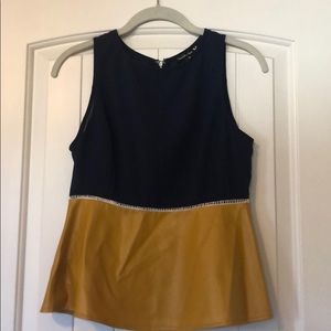 Peplum style top